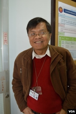 台湾资深媒体人缪宇伦 (美国之音申华拍摄)