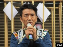 西藏台湾人权连线理事长扎西慈仁 (美国之音张永泰拍摄)
