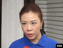 台湾在野党国民党立委李彦秀(美国之音张永泰拍摄)