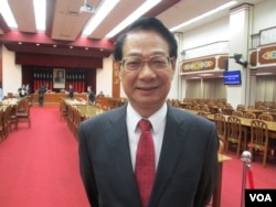 台湾执政党国民党立委吕学樟(美国之音张永泰拍摄)