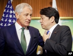 美国国防部长哈格尔2014年5月1日在“香格里拉对话”年会的初步会议上发表开幕演 说(美国国防部照片)