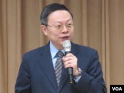 台湾前陆委会主委王郁琦(美国之音张永泰拍摄)