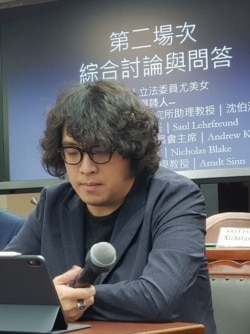 台湾民主实验室理事长沈伯洋(照片提供:沈伯洋脸书)