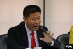 “对华援助协会”牧师傅希秋(美国之音杨明拍摄 )
