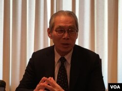 台湾驻美代表高硕泰(美国之音钟辰芳拍摄)