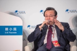 习近平反腐10年,贪官在中国层出不穷。权力寻租被认为是根源。图为2021年1月29日被执行死刑的巨贪、中国华融资产管理公司董事长赖小民2016年3月24日,在中国海南省博鳌亚洲论坛年会期间发表演讲。(法新社)
