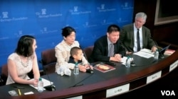 美国保守派智库传统基金会举办研讨会,探讨中国亟待解决的宗教迫害加剧问题。 (美国之音萧雨拍摄)