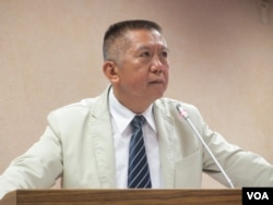 台湾执政党国民党立委杨应雄(美国之音张永泰拍摄)