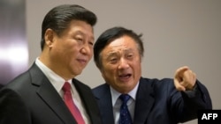 习近平和任正非( 2015年10月21日)