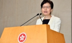 香港特首林郑月娥表明香港没有”三权分立”,引起各界争议 (美国之音/汤惠芸)