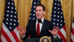资料照片:美国联邦参议员霍利(Sen. Josh Hawley, R-MO)