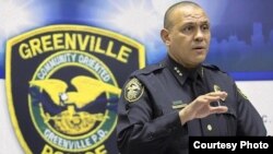时任北卡州格林威尔警察局局长的哈桑·阿登(北卡格林威尔警察局图片)