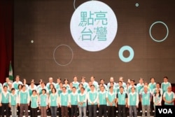 民进党立委参选人(美国之音杨明拍摄)