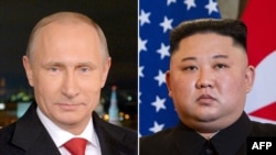 ရုရှား သမ္မတ Vladimir Putin နဲ့ မြောက်ကိုရီးယား ခေါင်းဆောင် Kim Jong Un