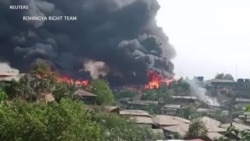 ရိုဟင်ဂျာဒုက္ခသည်စခန်းမီးလောင် ရိုဟင်ဂျာဒုက္ခသည်စခန်းမီးလောင်
