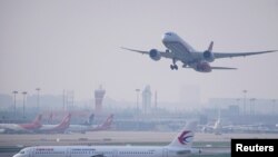中国上海虹桥国际机场2020年6月4日的情景(路透社)