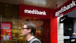 澳大利亚保险公司Medibank在2022年披露一名黑客窃取了970万个现有客户及前客户的个人信息,并将这些数据发布在暗网上。(美联社)