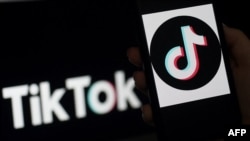 资料照片:TikTok的标志。