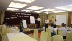 ကန်ငြိမ်းချမ်းရေးစေတမန် ၃၂ ဦး မြန်မာကျောင်းတွေမှာ အင်္ဂလိပ်စာသင်ပေးဖို့ ကတိပြု ကန်ငြိမ်းချမ်းရေးစေတမန် ၃၂ ဦး မြန်မာကျောင်းတွေမှာ အင်္ဂလိပ်စာသင်ပေးဖို့ ကတိပြု