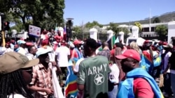 Bana ba RDC batamboli na Cap (Afrika ya Ngele) mpo na bitumba ya M23 na Rwanda na est Bana ba RDC batamboli na Cap (Afrika ya Ngele) mpo na bitumba ya M23 na Rwanda na est
