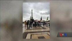 Акція на підтримку Олега Сенцова пройшла в Парижі. Відео Акція на підтримку Олега Сенцова пройшла в Парижі. Відео