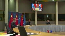 တရုတ်နဲ့လုပ်မယ့် ကုန်သွယ်ရေးသဘောတူညီချက် EU ဆိုင်းငံ့ တရုတ်နဲ့လုပ်မယ့် ကုန်သွယ်ရေးသဘောတူညီချက် EU ဆိုင်းငံ့