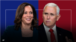 ဒီမိုကရက်တစ်ပါတီ ဒုတိယ သမ္မတလောင်း Kamala Harris နဲ့ အမေရိကန် ဒုတိယ သမ္မတ Mike Pence