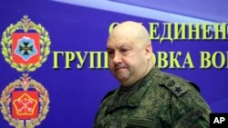 资料照:俄罗斯的乌克兰特别军事行动副总指挥苏罗维金(Sergei Surovikin)
