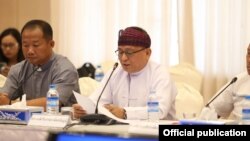 ကချင်လူသားချင်းစာနာမှု ကော်မတီ ဥက္ကဋ္ဌ ဒေါက်တာ ခလမ်ဆွမ်ဆန် (ဓာတ်ပုံ NRPC)