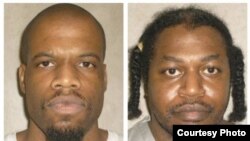 克莱顿•洛基特(左)和原定在他之后注射死刑的另一名犯人 (俄克拉荷马州惩教部资料照片)