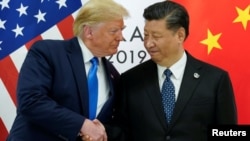 အမေရိကန်သမ္မတ Donald Trump နဲ့ တရုတ်သမ္မတ Xi Jinping