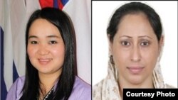 ၂၀၁၉ ခုနှစ် နိုင်ငံတကာ အမျိုးသမီး သတ္တိရှင်စာရင်းဝင် နော်ကညောဖောနဲ့ Razia Sultana။