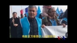 上千名来自世界各地的维吾尔人在日内瓦举行游行集会抗议中国当局在新疆的政策 (2018年11月6日) 上千名来自世界各地的维吾尔人在日内瓦举行游行集会抗议中国当局在新疆的政策 (2018年11月6日)
