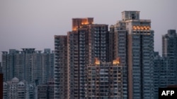 上海的住宅楼(资料照 2018年4月7日)。