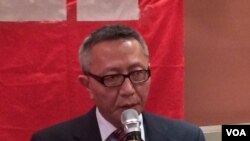 达赖喇嘛驻北美办事处华人事务负责人贡嘎扎西(美国之音 方冰拍摄)