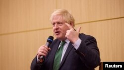 资料照片:前英国首相鲍里斯·约翰逊。