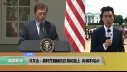 VOA连线: 川文会: 美韩在朝鲜跟贸易问题上 同调不同步 VOA连线: 川文会: 美韩在朝鲜跟贸易问题上 同调不同步