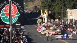 玫瑰花车迎新年 振奋人心故事多 玫瑰花车迎新年 振奋人心故事多