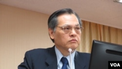 台湾陆委会主委陈明通 (美国之音张永泰拍摄)