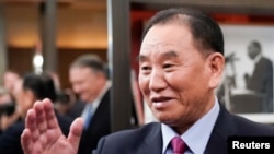 朝鲜劳动党中央委员会部长金英哲(路透社资料照)