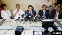 马航MH370失踪后马来西亚政府发表声明。(资料照片)