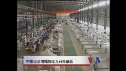 中国经济增幅放缓 为14年最低 中国经济增幅放缓 为14年最低