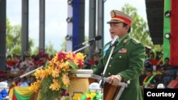 BGF တပ်မှူးတစ်ဦးဖြစ်သူ ဗိုလ်မှူးကြီးစောချစ်သူ။ (ဓာတ်ပုံ - KIC - သြဂုတ် ၂၀၊ ၂၀၁၉)