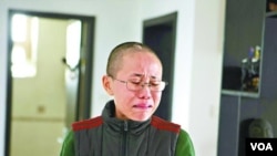诺贝尔和平奖得主刘晓波的妻子刘霞(苹果日报图片)