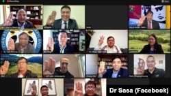 ဒေါက်တာဆာဆာ နှင့် အမေရိကန်ပြည်ထောင်စုရောက် ချင်းတိုင်းရင်းသား ခေါင်ဆောင်များ အွန်လိုင်းမှာ စည်းဝေးပွဲကျင်းပ။