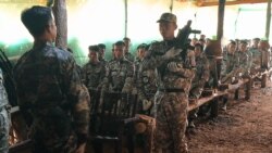 ပုလဲမြို့ပေါ် တိုက်ပွဲတွေရပ်တန့်ပေမယ့် နေအိမ်တချို့မီးရှို့ခံရ ပုလဲမြို့ပေါ် တိုက်ပွဲတွေရပ်တန့်ပေမယ့် နေအိမ်တချို့မီးရှို့ခံရ