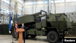 “Коли ми думаємо про HIMARS, то бачимо, що сьогодні в Україні на полі бою вони дуже і дуже ефективні», - заявив міністр оборони Естонії Ганно Певкур.