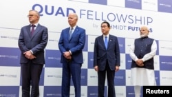 2022年5月, 日本、澳大利亚、印度以及美国领导人在东京参加四方安全对话会议。