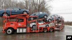 通用汽车公司制造的小汽车。(2018年11月26日)