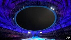 第19届亚洲运动会2023年9月23日在杭州正式来开序幕。文艺表演者在开幕式前展示他们的精彩节目。